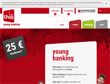 Tablet Screenshot of chili.sparkasse.it